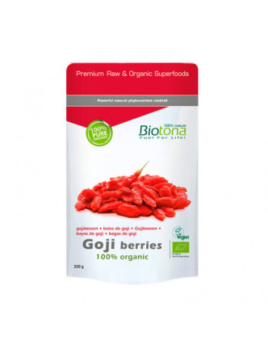 Goji berries/Bayas de goji superfoods bio 250g Biotona