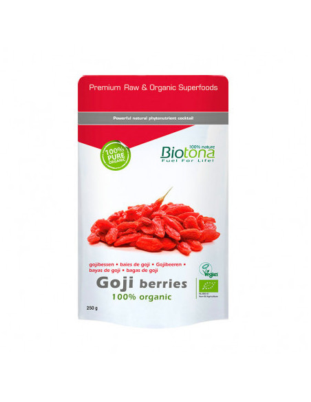 Goji berries/Bayas de goji superfoods bio 250g Biotona