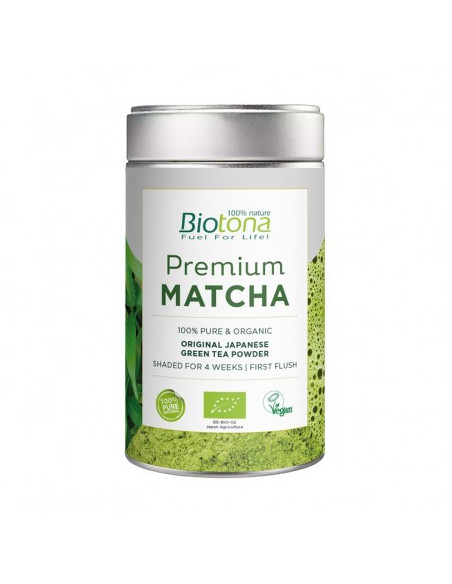 Te Matcha Premium polvo Bio 80g Biotona