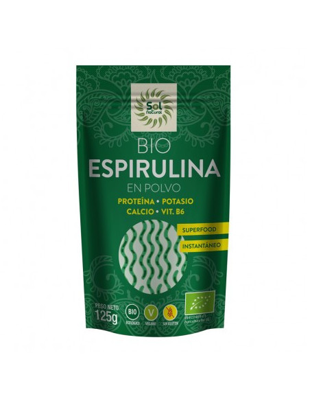 Espirulina en polvo Bio 125g Sol Natural