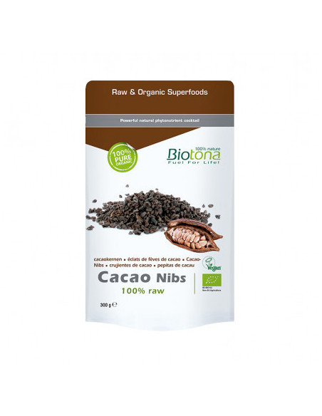 Cacao nibs/trocitos de cacao superfood bio 300g Biotona