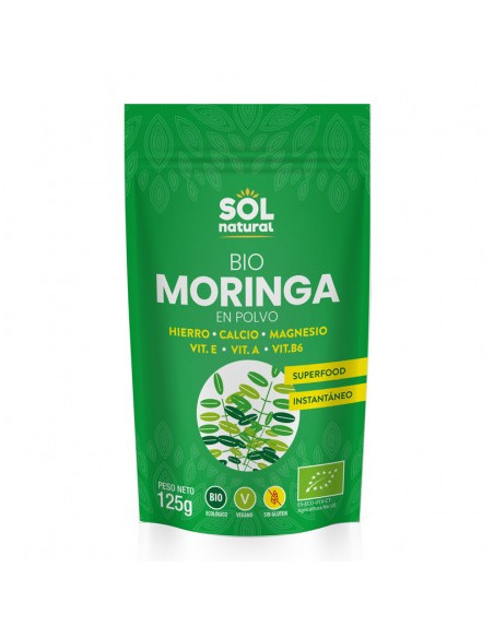 Moringa en polvo Bio 125g Sol Natural