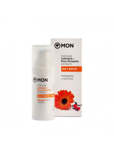 Crema facial calendula y rosa mosqueta dia y noche 50ml Mon Deconatur